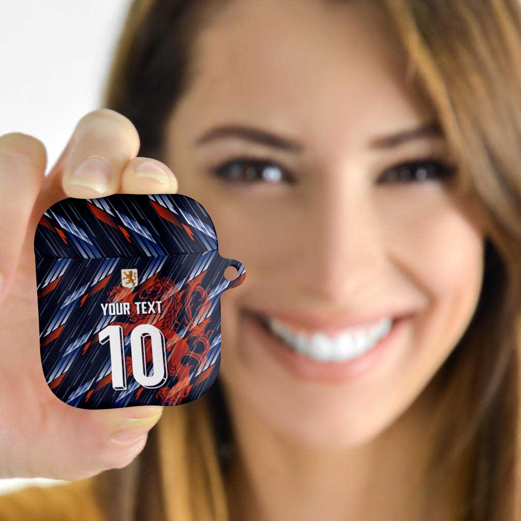 Custom Netherlands Lion Football AirPods Case Sporty Style - Wonder Print Shop