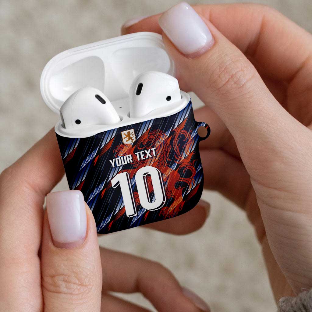 Custom Netherlands Lion Football AirPods Case Sporty Style - Wonder Print Shop