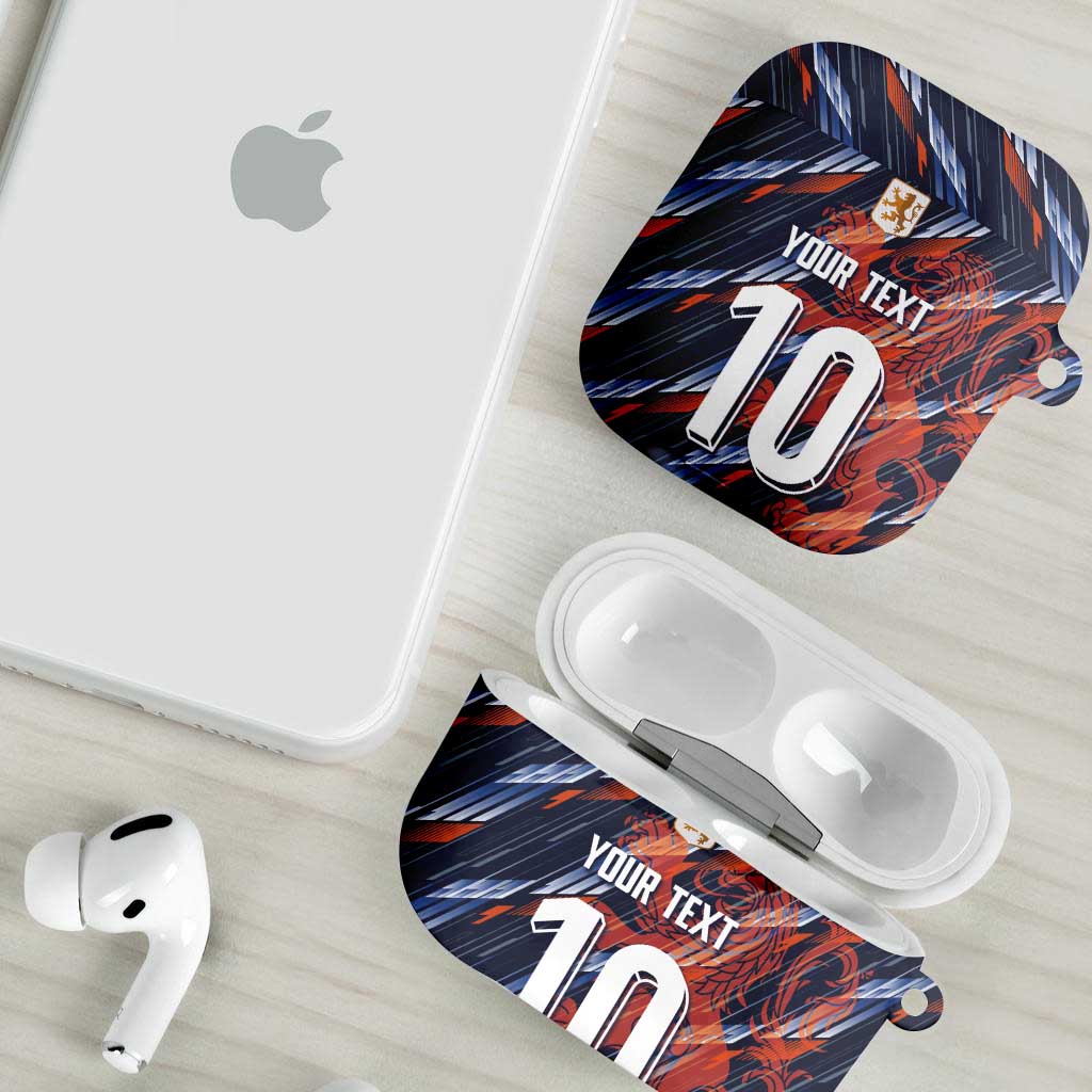 Custom Netherlands Lion Football AirPods Case Sporty Style - Wonder Print Shop