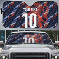 Custom Netherlands Lion Football Auto Sun Shade Sporty Style - Wonder Print Shop