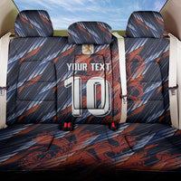 Custom Netherlands Lion Football Back Car Seat Cover Sporty Style - Wonder Print Shop