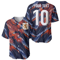 Custom Netherlands Lion Football Baseball Jersey Sporty Style - Wonder Print Shop