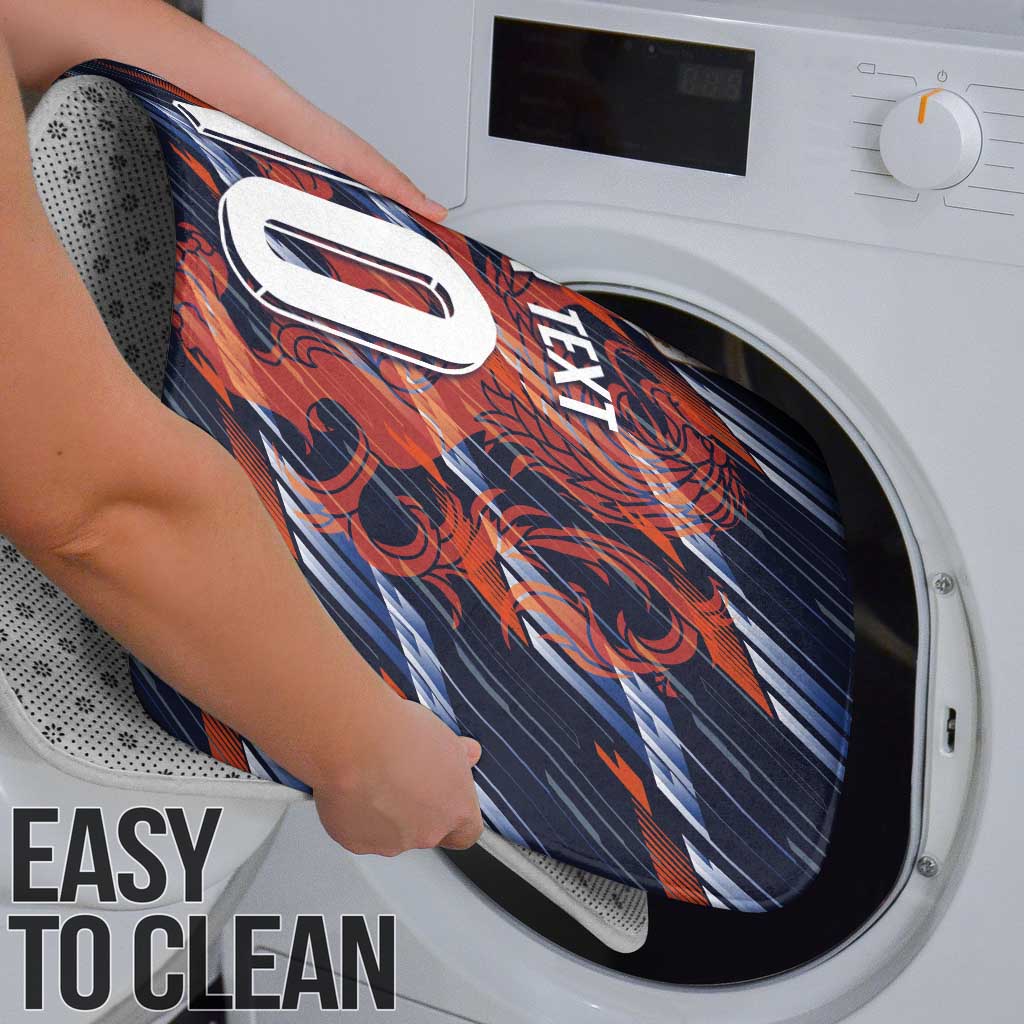 Custom Netherlands Lion Football Bathroom Set Sporty Style - Wonder Print Shop