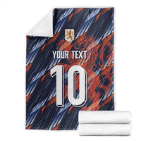 Custom Netherlands Lion Football Blanket Sporty Style - Wonder Print Shop