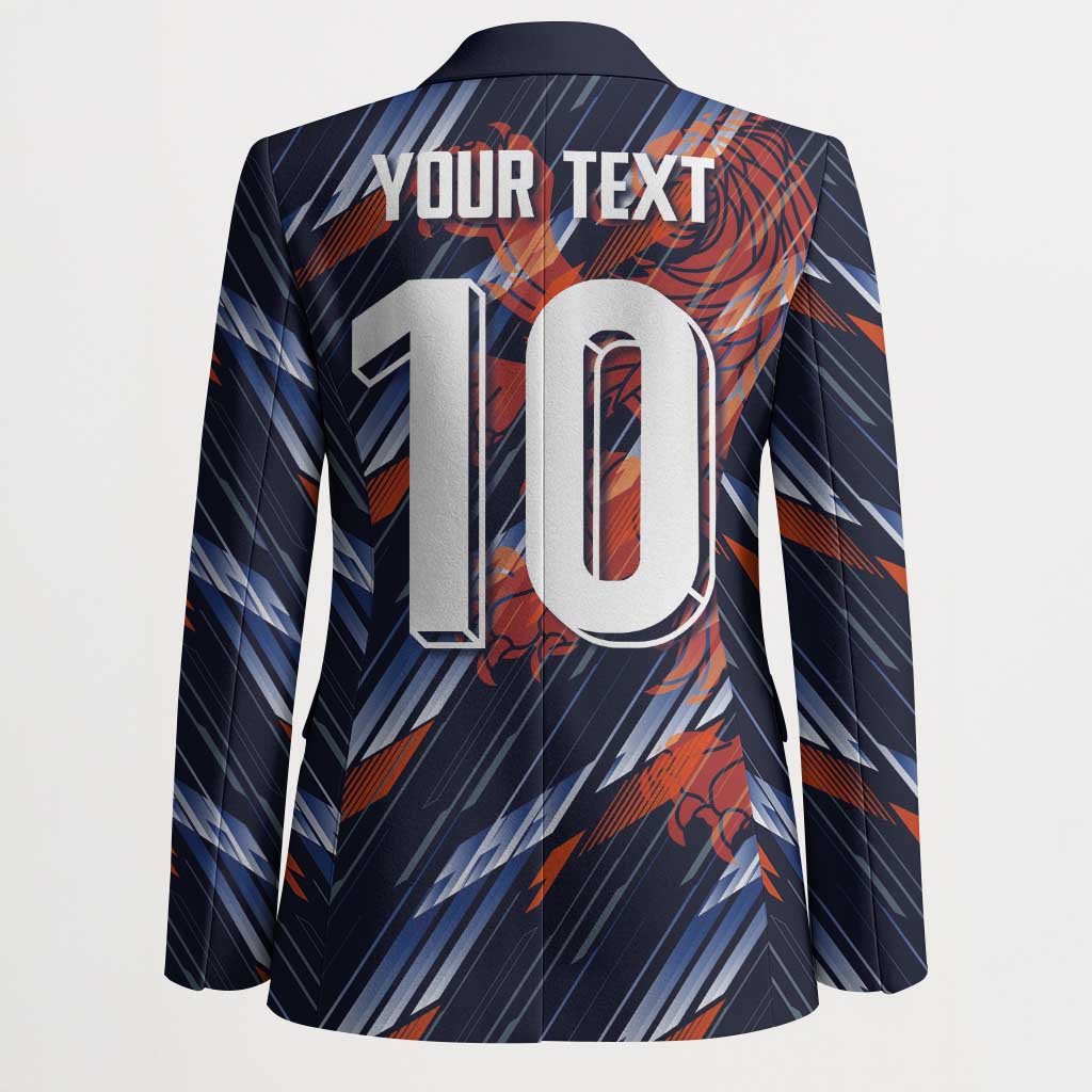 Custom Netherlands Lion Football Blazer Sporty Style - Wonder Print Shop