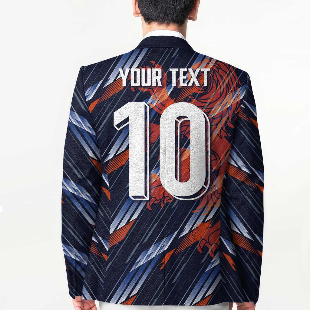 Custom Netherlands Lion Football Blazer Sporty Style - Wonder Print Shop