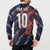 Custom Netherlands Lion Football Button Sweatshirt Sporty Style - Wonder Print Shop