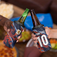 Custom Netherlands Lion Football 4 in 1 Can Cooler Tumbler Sporty Style - Wonder Print Shop