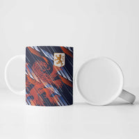 Custom Netherlands Lion Football Ceramic Mug Sporty Style - Wonder Print Shop