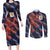 Custom Netherlands Lion Football Couples Matching Long Sleeve Bodycon Dress and Long Sleeve Button Shirt Sporty Style - Wonder Print Shop