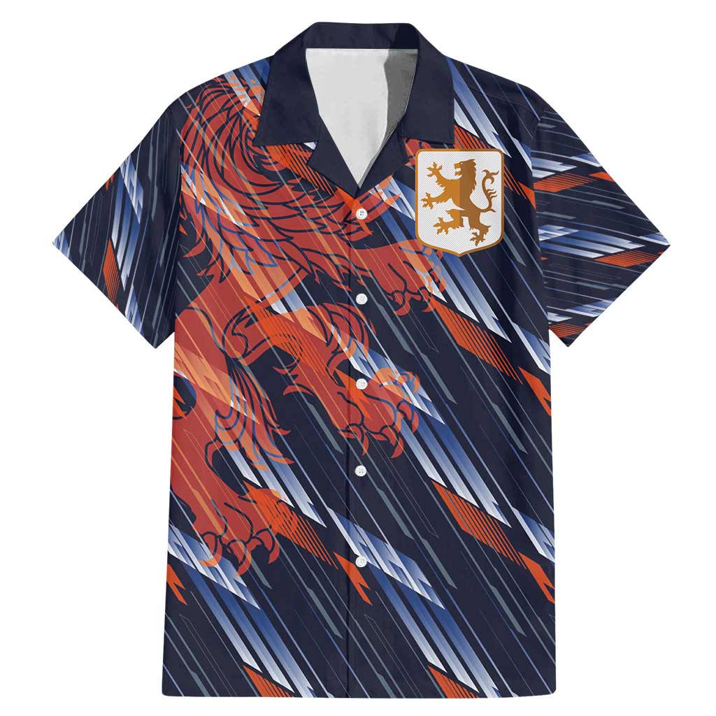 Custom Netherlands Lion Football Family Matching Mermaid Dress and Hawaiian Shirt Sporty Style - Wonder Print Shop