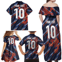 Custom Netherlands Lion Football Family Matching Off Shoulder Maxi Dress and Hawaiian Shirt Sporty Style - Wonder Print Shop