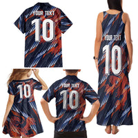 Custom Netherlands Lion Football Family Matching Tank Maxi Dress and Hawaiian Shirt Sporty Style - Wonder Print Shop