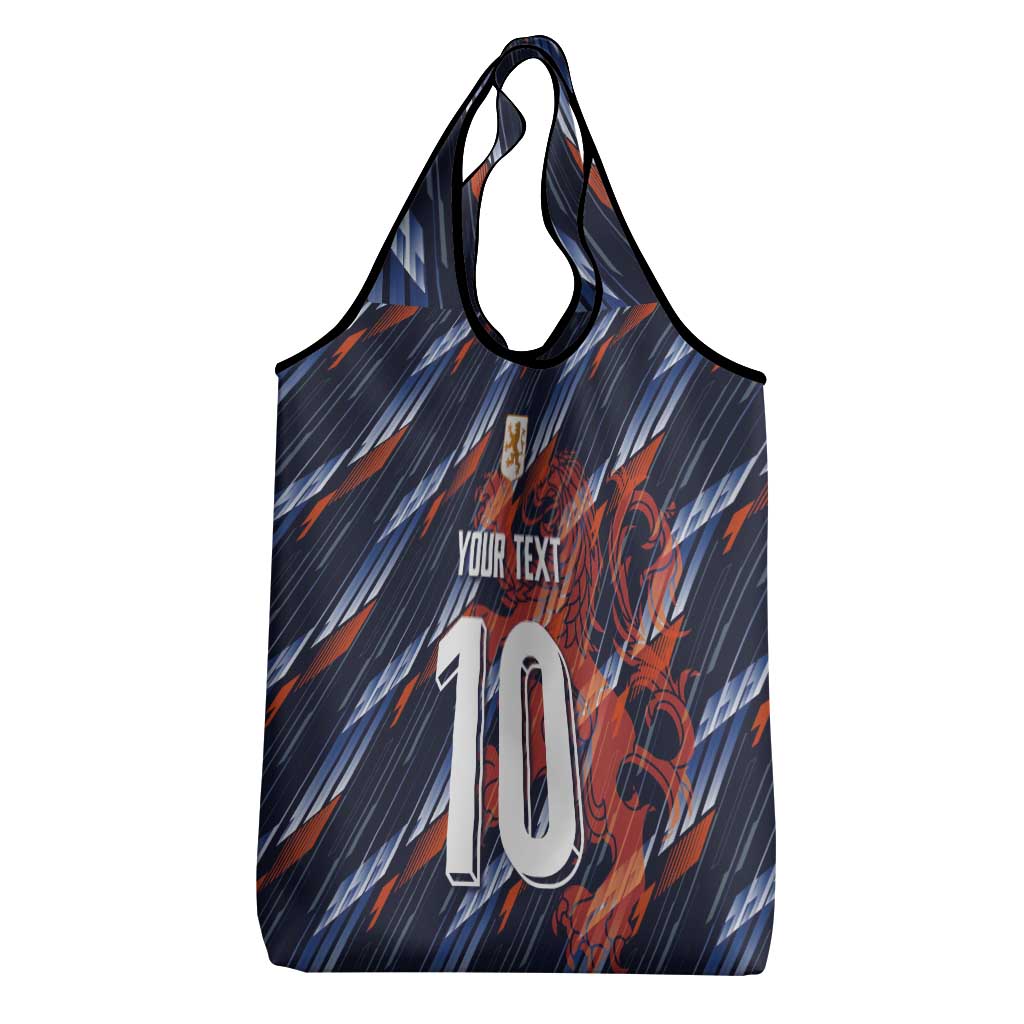 Custom Netherlands Lion Football Grocery Bag Sporty Style - Wonder Print Shop