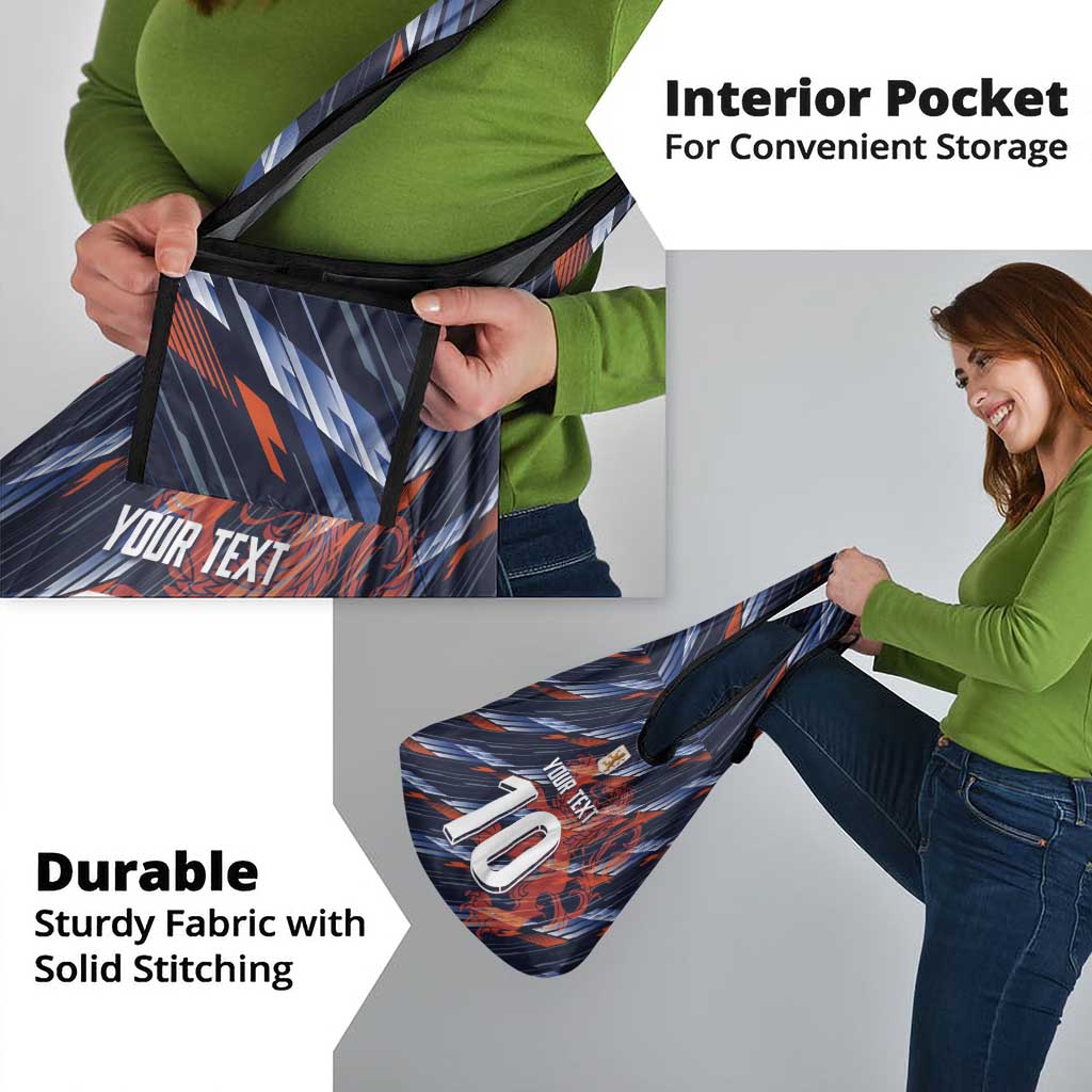 Custom Netherlands Lion Football Grocery Bag Sporty Style - Wonder Print Shop