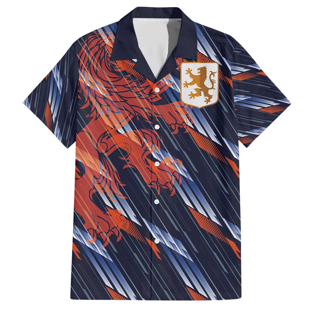 Custom Netherlands Lion Football Hawaiian Shirt Sporty Style - Wonder Print Shop