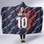 Custom Netherlands Lion Football Hooded Blanket Sporty Style - Wonder Print Shop