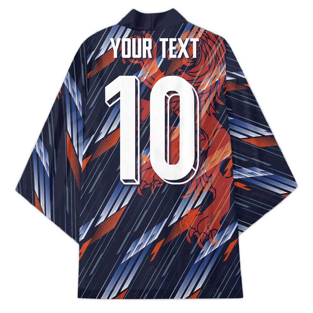 Custom Netherlands Lion Football Kimono Sporty Style - Wonder Print Shop