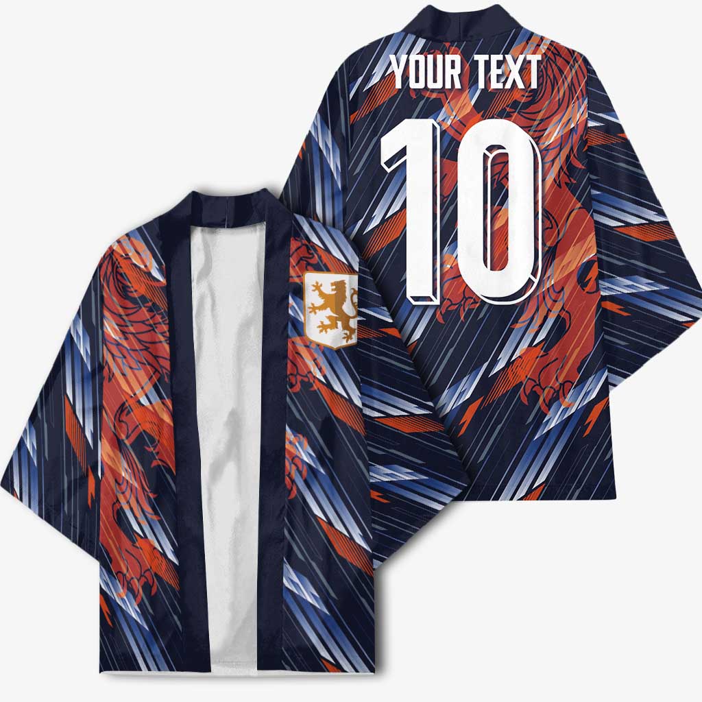 Custom Netherlands Lion Football Kimono Sporty Style - Wonder Print Shop