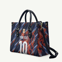 Custom Netherlands Lion Football Leather Bag Sporty Style - Wonder Print Shop