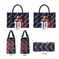 Custom Netherlands Lion Football Leather Bag Sporty Style - Wonder Print Shop