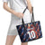Custom Netherlands Lion Football Leather Tote Bag Sporty Style - Wonder Print Shop