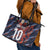 Custom Netherlands Lion Football Leather Tote Bag Sporty Style - Wonder Print Shop