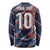 Custom Netherlands Lion Football Long Sleeve Shirt Sporty Style - Wonder Print Shop