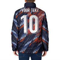Custom Netherlands Lion Football Padded Jacket Sporty Style - Wonder Print Shop