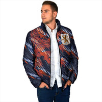 Custom Netherlands Lion Football Padded Jacket Sporty Style - Wonder Print Shop