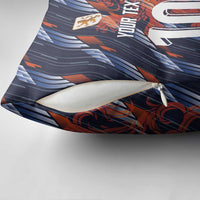 Custom Netherlands Lion Football Pillow Cover Sporty Style - Wonder Print Shop