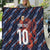Custom Netherlands Lion Football Quilt Sporty Style - Wonder Print Shop