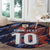 Custom Netherlands Lion Football Round Carpet Sporty Style - Wonder Print Shop