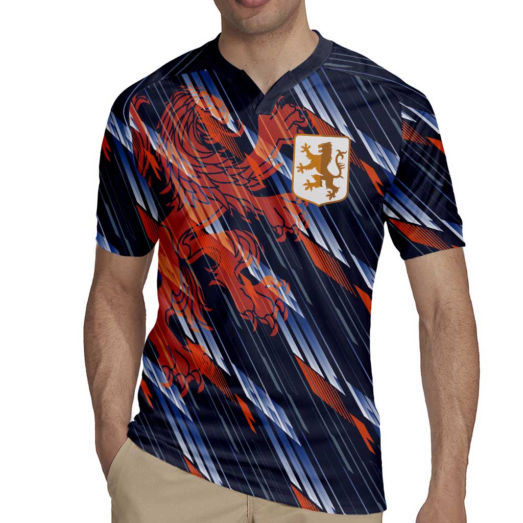 Custom Netherlands Lion Football Rugby Jersey Sporty Style - Wonder Print Shop