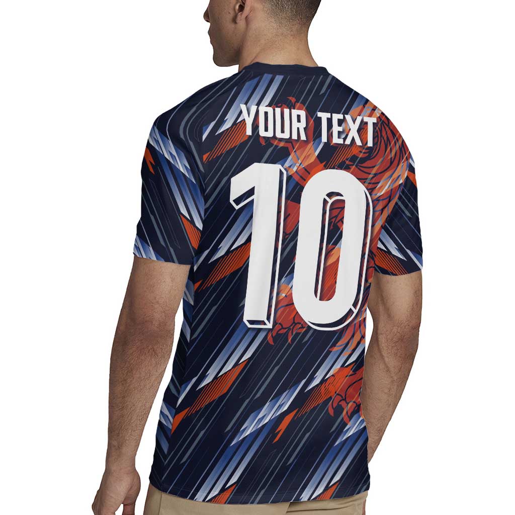 Custom Netherlands Lion Football Rugby Jersey Sporty Style - Wonder Print Shop
