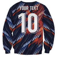 Custom Netherlands Lion Football Sweatshirt Sporty Style - Wonder Print Shop
