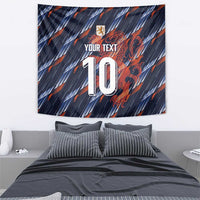 Custom Netherlands Lion Football Tapestry Sporty Style - Wonder Print Shop
