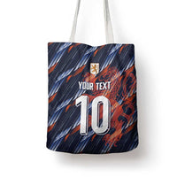 Custom Netherlands Lion Football Tote Bag Sporty Style - Wonder Print Shop
