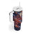 Custom Netherlands Lion Football Tumbler With Handle Sporty Style - Wonder Print Shop