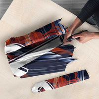 Custom Netherlands Lion Football Umbrella Sporty Style - Wonder Print Shop