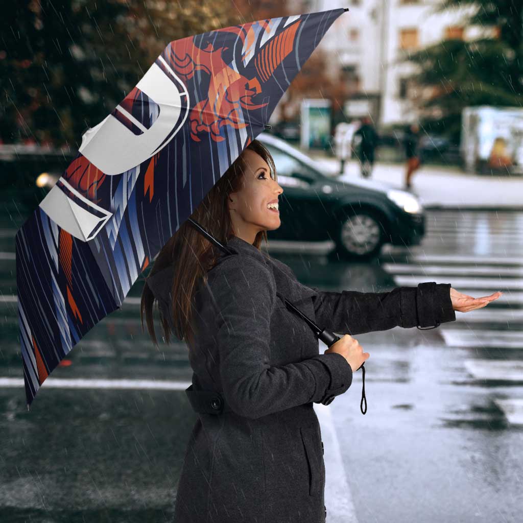 Custom Netherlands Lion Football Umbrella Sporty Style - Wonder Print Shop