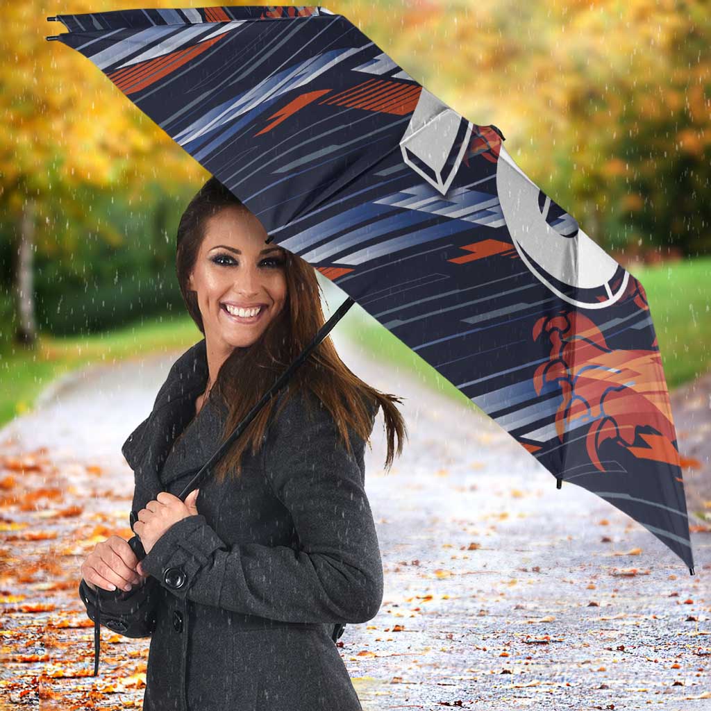 Custom Netherlands Lion Football Umbrella Sporty Style - Wonder Print Shop
