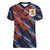 Custom Netherlands Lion Football Women V-Neck T-Shirt Sporty Style - Wonder Print Shop