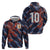 Custom Netherlands Lion Football Zip Hoodie Sporty Style - Wonder Print Shop