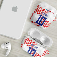 Custom Croatia Football AirPods Case Kockasti-Grunge Checkers - Wonder Print Shop