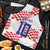 Custom Croatia Football Apron Kockasti-Grunge Checkers - Wonder Print Shop