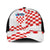 Croatia Football Baseball Net Cap Kockasti-Grunge Checkers - Wonder Print Shop