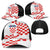 Croatia Football Baseball Net Cap Kockasti-Grunge Checkers - Wonder Print Shop