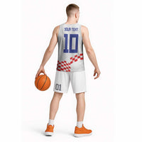 Custom Croatia Football Basketball Jersey Kockasti-Grunge Checkers - Wonder Print Shop