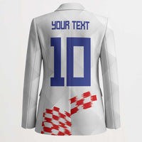 Custom Croatia Football Blazer Kockasti-Grunge Checkers - Wonder Print Shop